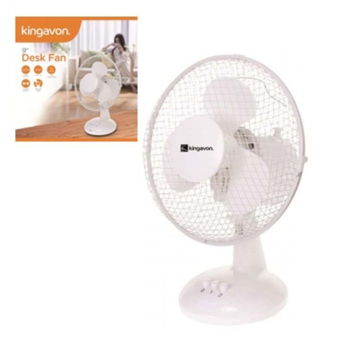 Kingavon 9" Desk Fan - FANS - Beattys of Loughrea