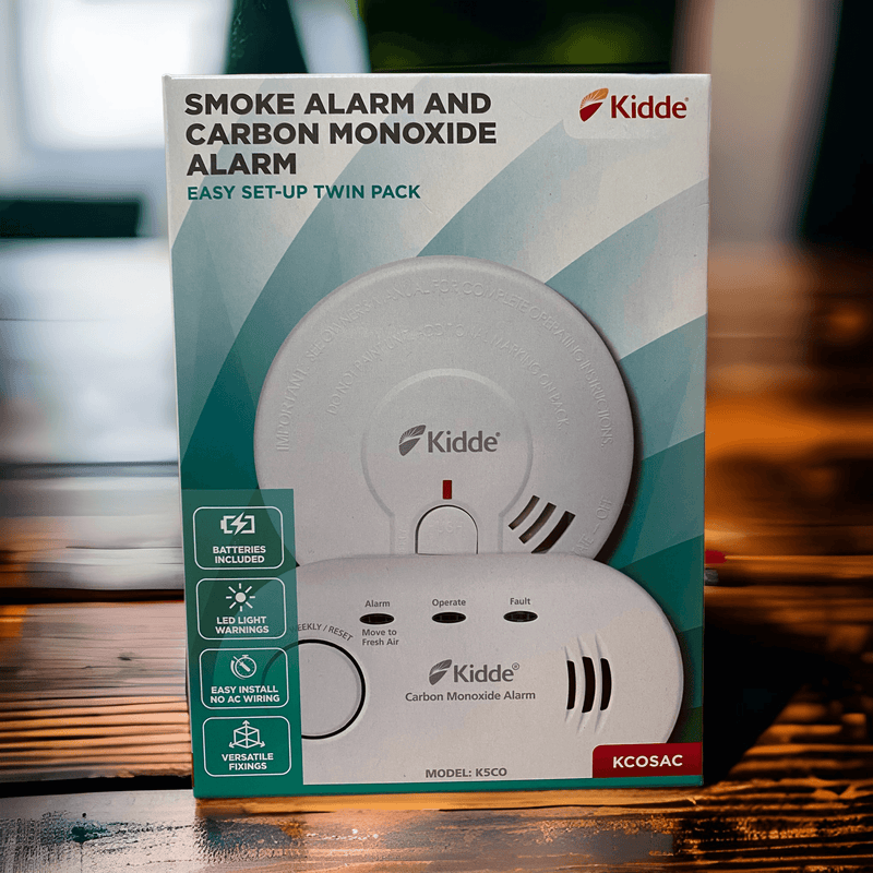 Kidde Cosac Essential Alarm Pack - Carbon Monoxide & Smoke Alarm - FIRE ALARM & PROTECTION - Beattys of Loughrea