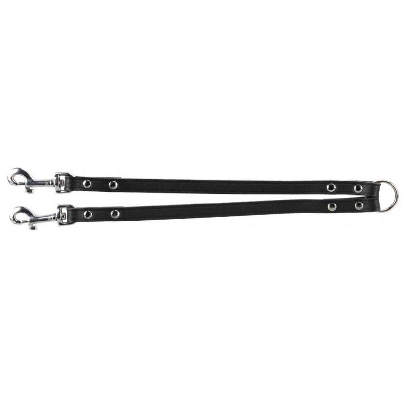 Trixie Double Dog Lead Coupler Black - PET LEAD, COLLAR AND ID, SAFETY - Beattys of Loughrea