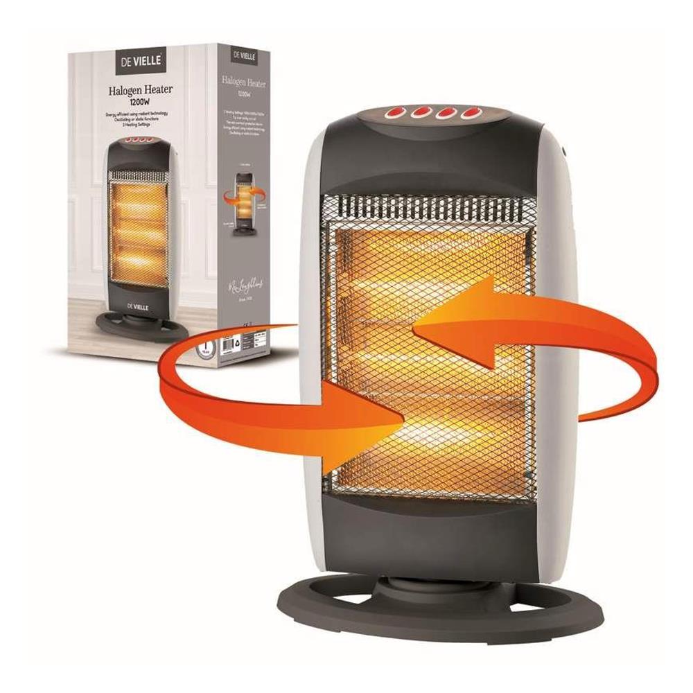 De Vielle Halogen Heater - 1200W - HALOGEN/ PARAGLOW HEATER - Beattys of Loughrea