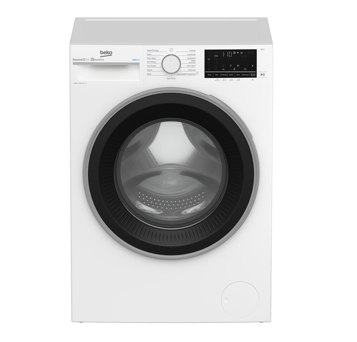 Beko (B3W5841IW) Freestanding 8kg 1400rpm Washing Machine - WASHING MACHINE WASHER - Beattys of Loughrea