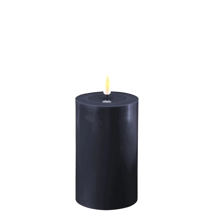 Deluxe HomeArt Royal Blue LED Candle 7.5 x 12.5 cm - BATTERY LED CANDLES - Beattys of Loughrea