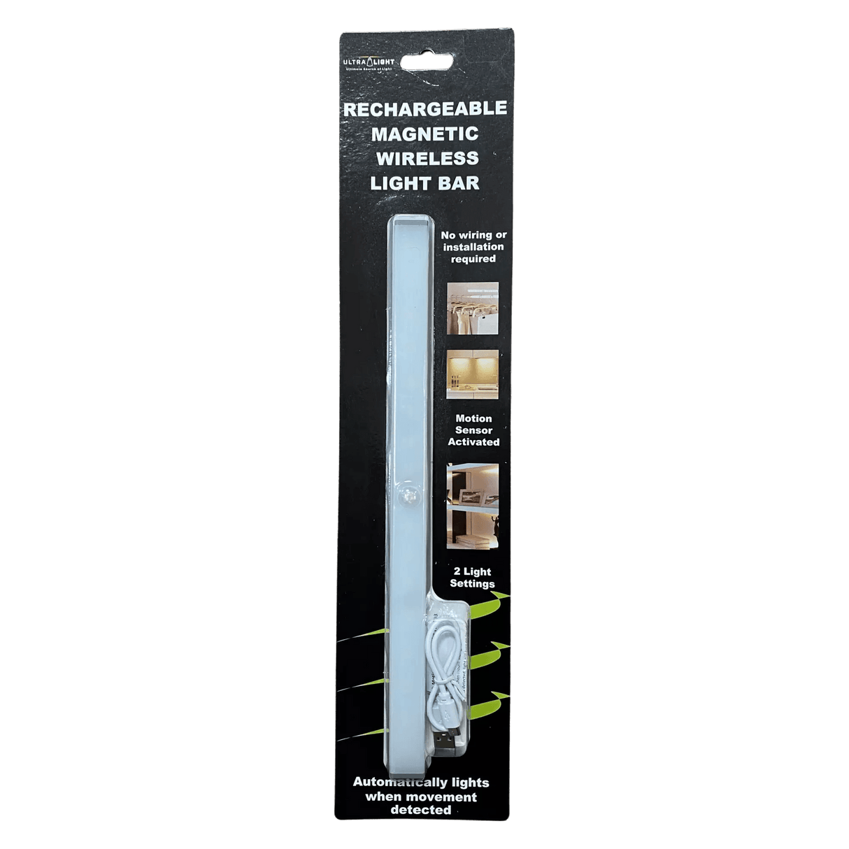 Ultralight LED Rechargeable Magnetic Wireless Light Bar - TORCH/HANDLAMP - Beattys of Loughrea