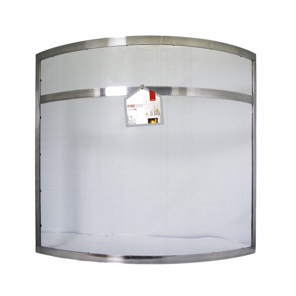 De Vielle Bow Firescreen Pewter Finish - FIREPLACE - FIRE SCREENS - Beattys of Loughrea