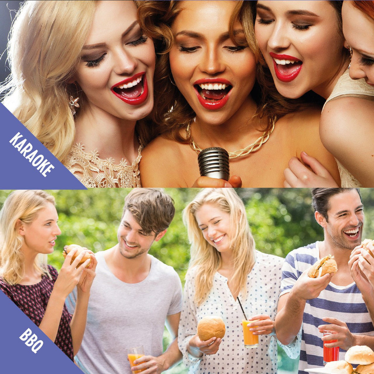 Intempo LED Party Speaker With Wired Microphone - SPEAKERS HIFI MP3 PC - Beattys of Loughrea