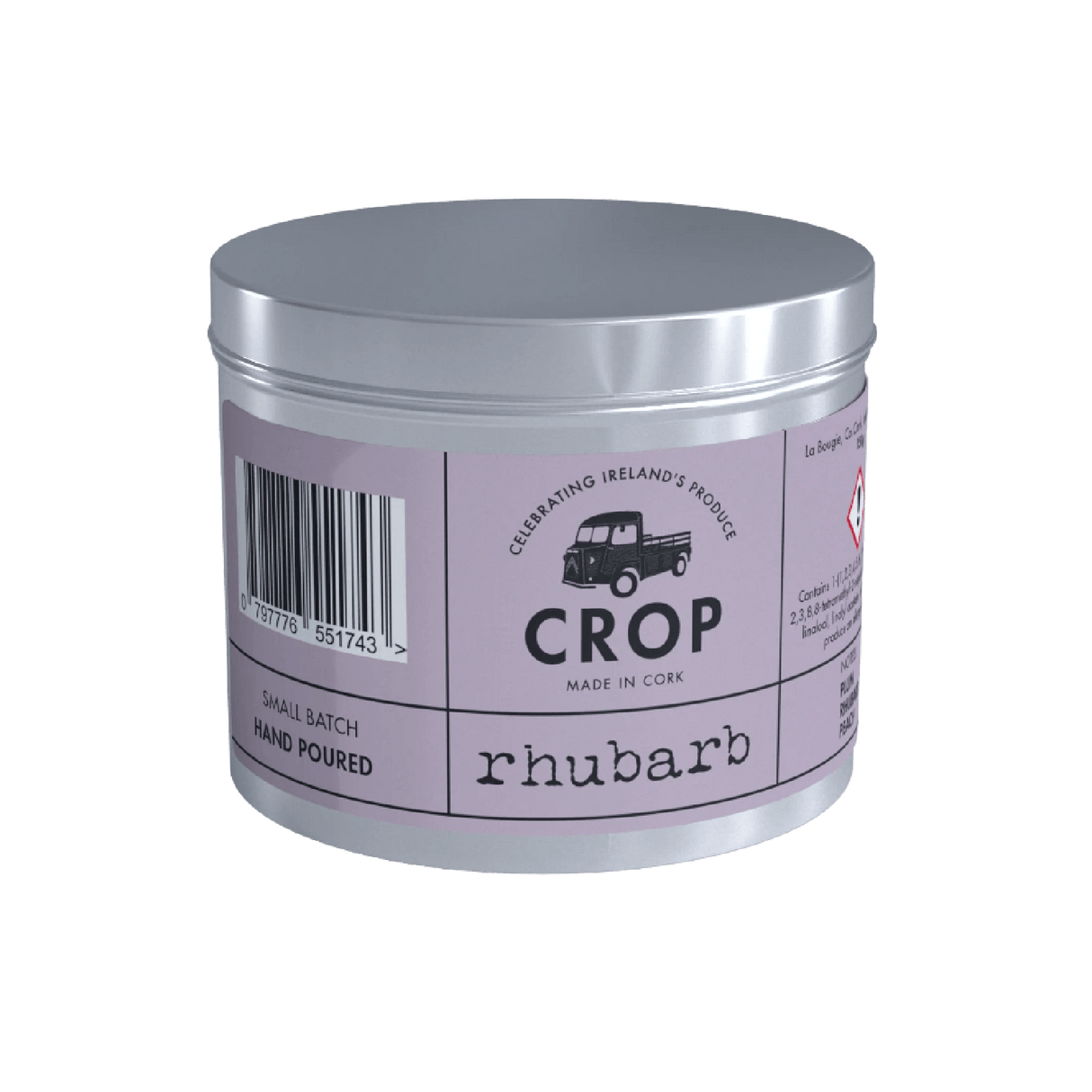 L02 CROP CANDLE RHUBARB 150G CAN-CROP-RHU - CANDLES - Beattys of Loughrea