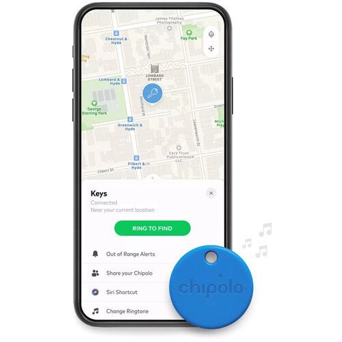 Chipolo ONE Bluetooth Tracker 4 Pack - Black, White, Blue & Red - PHONE ACCESSORIES - Beattys of Loughrea