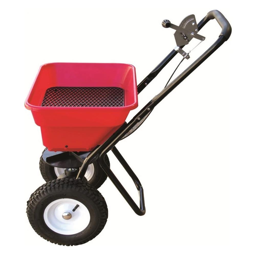 GardenSure Heavy Duty Rotary Spreader 29 Litre Pneumatic Tyres - SPREADERS - Beattys of Loughrea