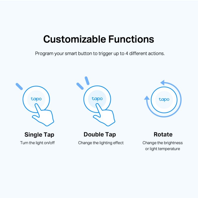 TP-Link Tapo S200B Push Button Switch - E/SAV MONITORS/PLUGS - Beattys of Loughrea