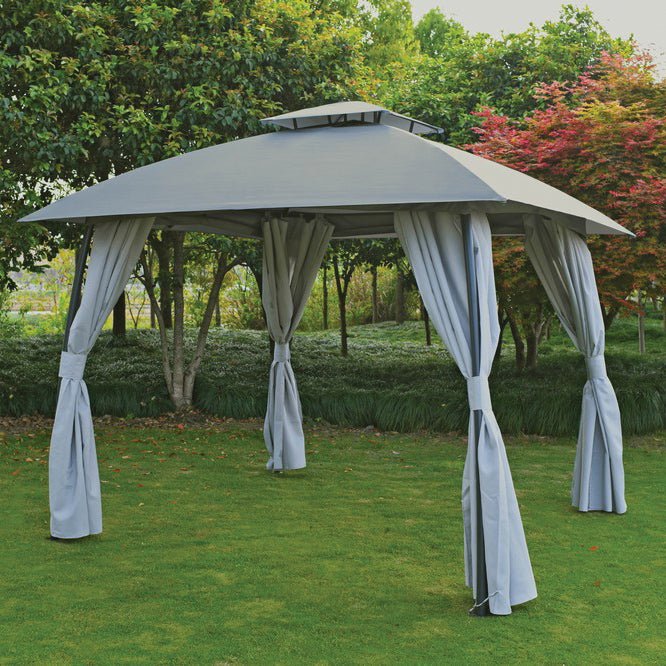 Domed Roof Gazebo – 3m x 3m - GAZEBO CANVAS & METAL - Beattys of Loughrea