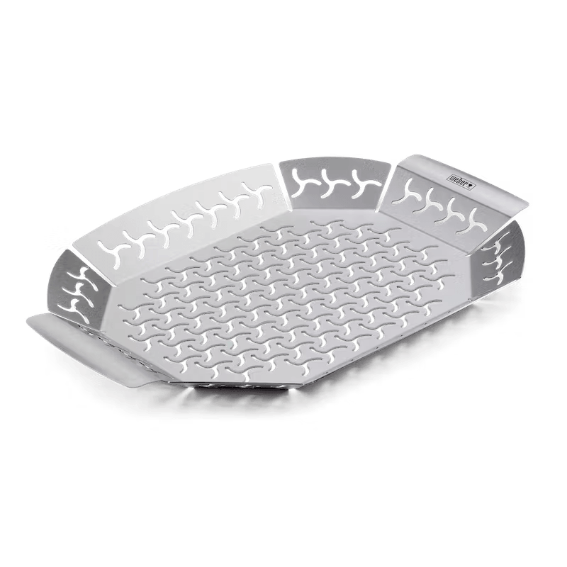 Weber Premium Grilling Basket Large - BBQ FUEL BBQ TOOLS, ACCESSORIES , TENT PEGS - Beattys of Loughrea