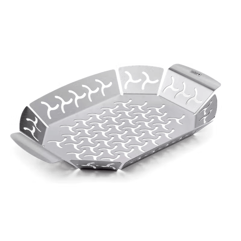 Weber Premium Grilling Basket Small - BBQ FUEL BBQ TOOLS, ACCESSORIES , TENT PEGS - Beattys of Loughrea