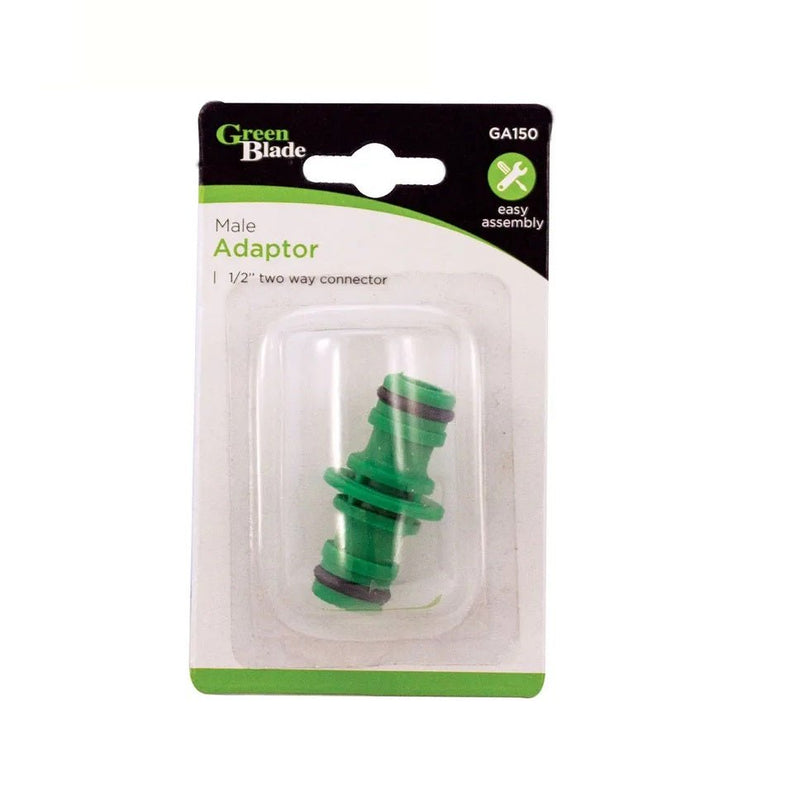 Green Blade Male Connector 1/2inch GA150 - HOSE ACCESSORIES - Beattys of Loughrea