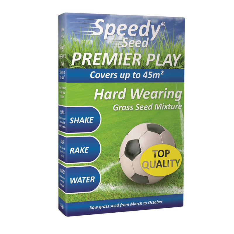 Speedy Seed Premier Play Hard Wearing Grass Seed – 750g - SEED LAWN & GRASS - Beattys of Loughrea