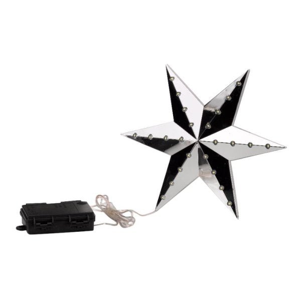 Shooting Star! - Silver Battery Operated - XMAS ROOM DECORATION LARGE AND LIGHT UP - Beattys of Loughrea