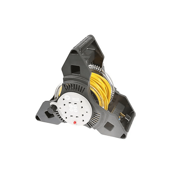 20M Tripro 4 Extension Socket Cable Reel & Thermal Cutout 10amp - EXTENTION REELS - Beattys of Loughrea