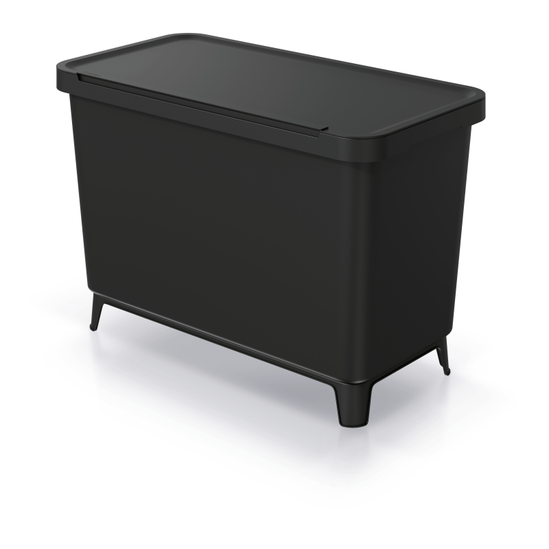 Prosperplast Systema Waste Bin 10L+23L Black - CLEANING - DUSTBIN/WASTE BIN - Beattys of Loughrea