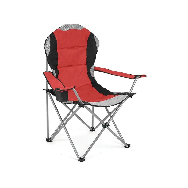 Redwood Canvas Padded Chair Red - SINGLE GARDEN BENCH/ CHAIR - Beattys of Loughrea