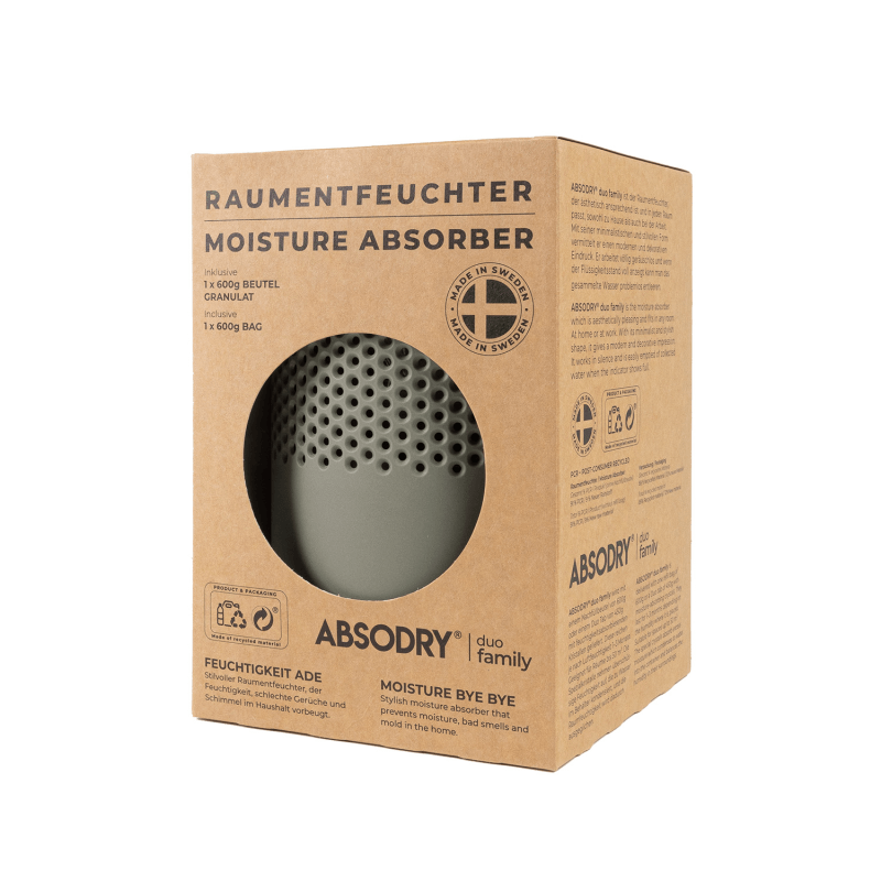 AbsoDry Duo Family Moisture Absorber 600g Bag Green - DE HUMIDIFIER - Beattys of Loughrea