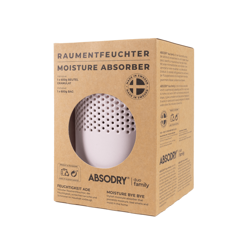 AbsoDry Duo Family Moisture Absorber 600g Bag Pink - DE HUMIDIFIER - Beattys of Loughrea