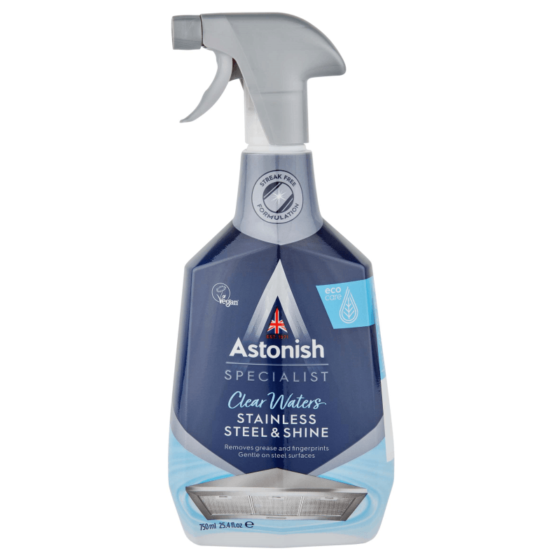 Astonish Specialist Stainless Steel & Shine 750ml - CLEANING - LIQUID/POWDER CLEANER (1) - Beattys of Loughrea