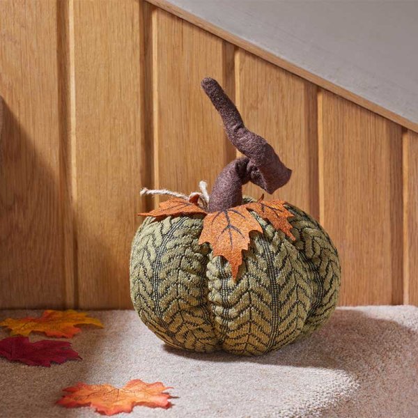 Plush Pumpkin - Large - SOLAR / GARDEN ORNAMENTS - Beattys of Loughrea