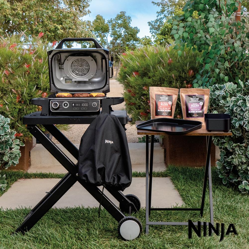 Ninja Woodfire Electric Outdoor BBQ Grill & Smoker | OG701UK - DEEP FAT FRYERS/ AIR FRYER - Beattys of Loughrea