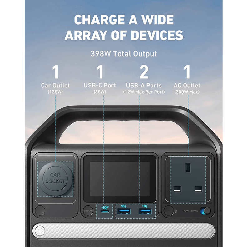 Anker 521 Portable Power Station (PowerHouse 256Wh) - USB PC ACCESSORIES - Beattys of Loughrea
