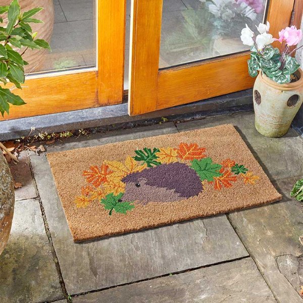 Hedgehog Decoir Mat 40x60cm - DOOR MATS/DOOR CURTAIN - Beattys of Loughrea