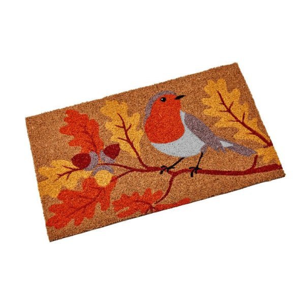 Robin's Oak Decoir Mat 40x60cm - DOOR MATS/DOOR CURTAIN - Beattys of Loughrea