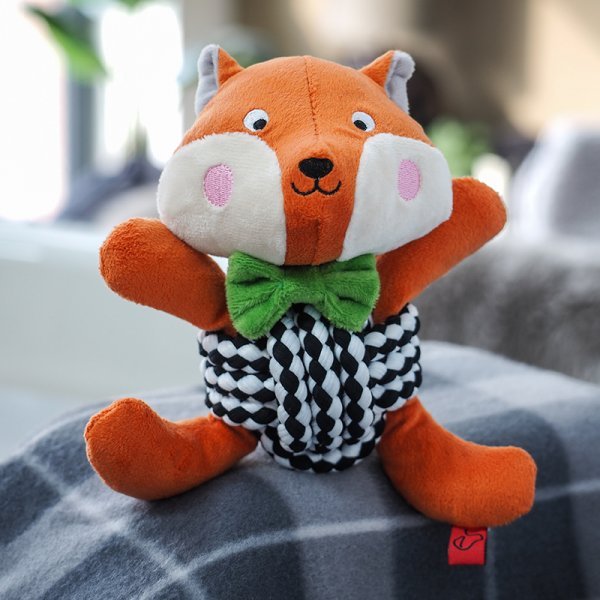 Rope Ball Foxy PlayPal Pet Toy - PET TOYS BOOKS - Beattys of Loughrea