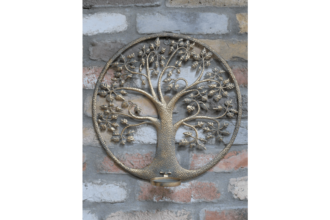 Tree of Life Wall Decoration 40cm (Candle not incl.) - WALL PLAQUE/STATUES - Beattys of Loughrea