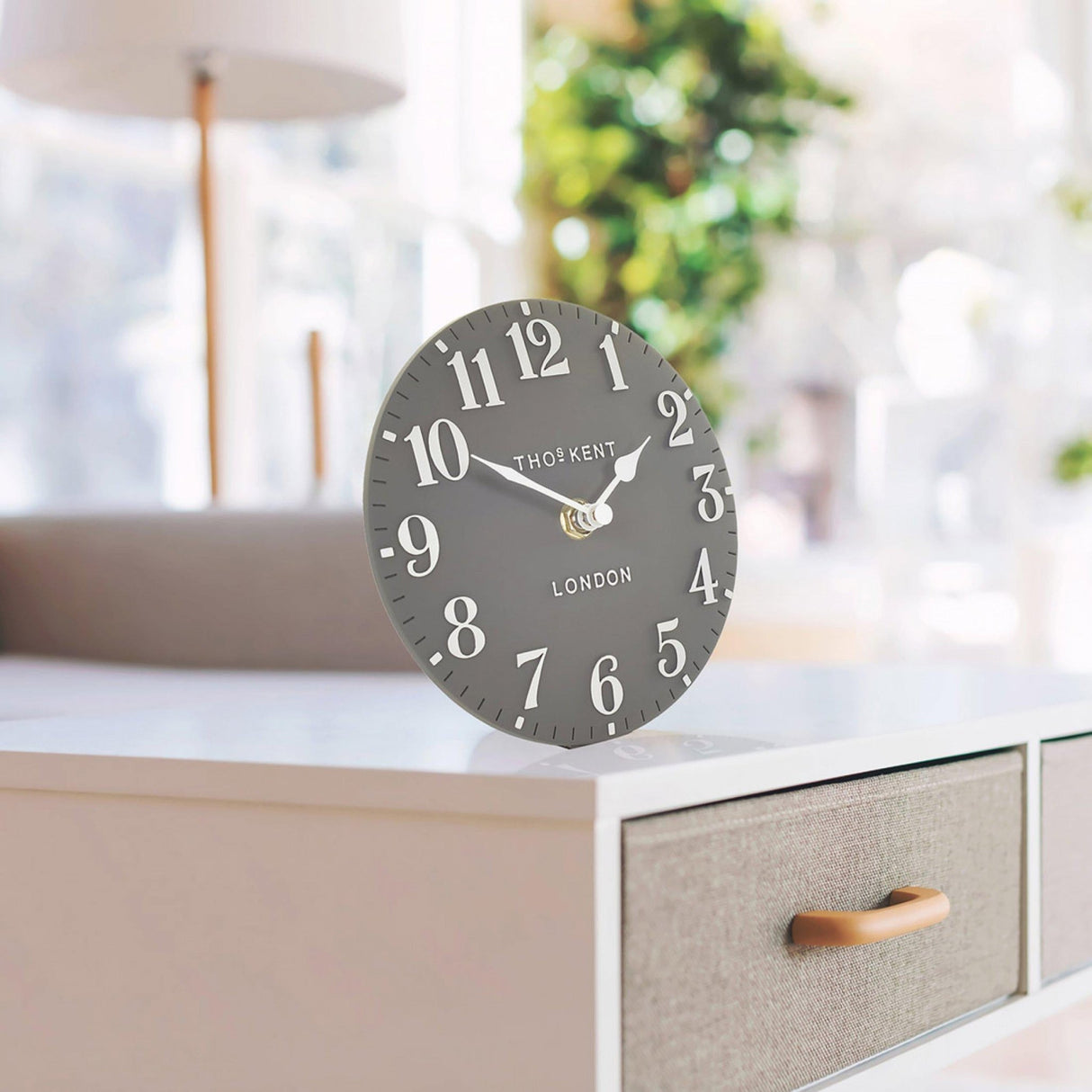 Thomas Kent 6" Arabic Mantel Clock Dolphin - CLOCKS - Beattys of Loughrea