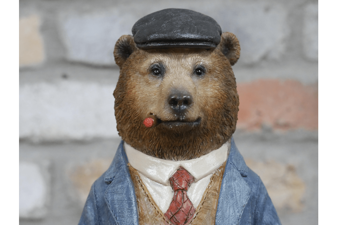 Mr Bear Ornament 32cm - CANDLE HOLDERS / Lanterns - Beattys of Loughrea