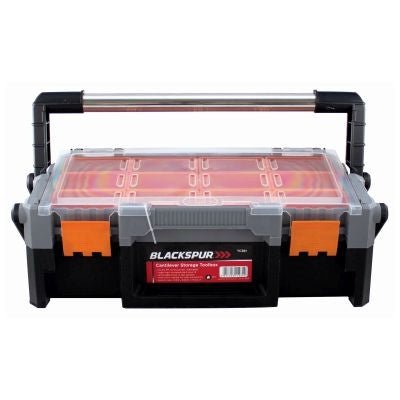 Blackspur 45 X 23.5Cm Cantilever Storage Toolbox - TOOL BOX/ ORGANISER - Beattys of Loughrea