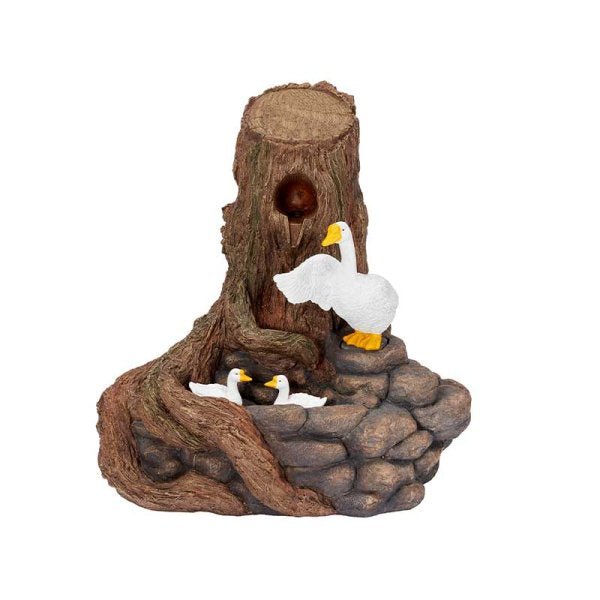 Feather Falls Water Feature - Hybrid Power - GARDEN ORNAMENTS INCL SOLAR - Beattys of Loughrea