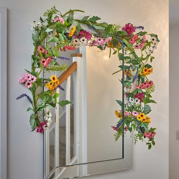 Floral Fantasy Garland 180cm - POTTED PLANTS - DRY ORNAMENTAL - Beattys of Loughrea