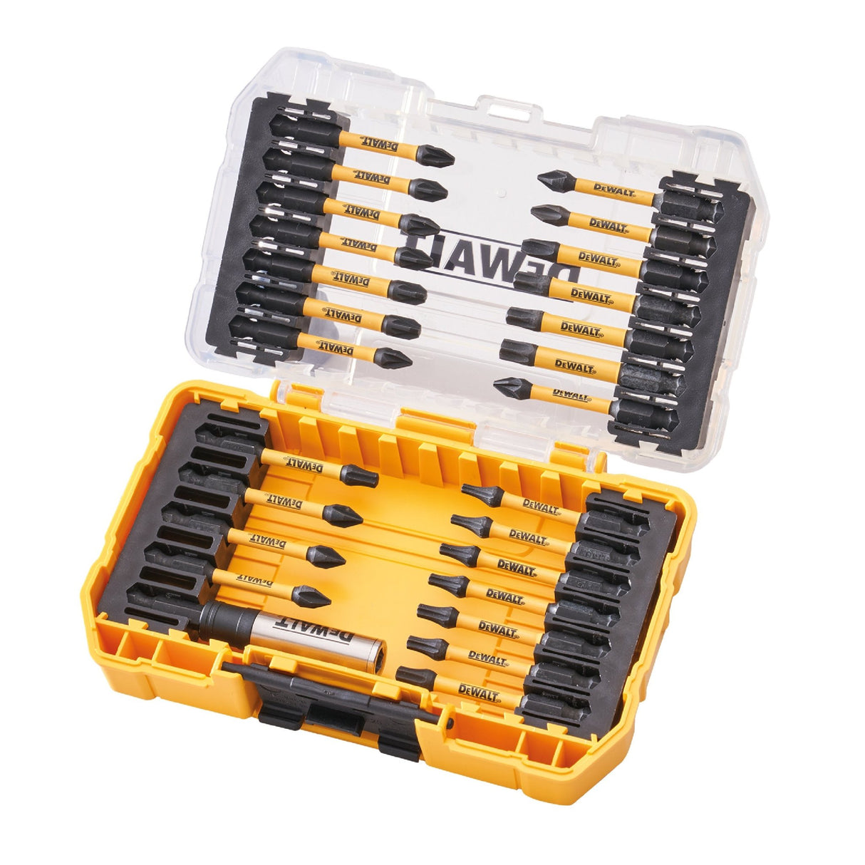 DeWalt 26 Piece 57mm Long Impact Bit Set - STEEL BITS/HSS - Beattys of Loughrea