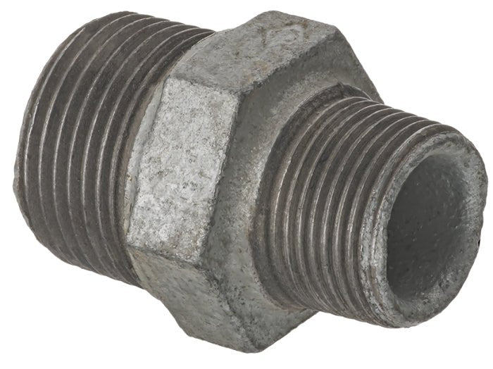 1In X 3/4In Gb Nipple - BBS BLACK/GALV FITTINGS - Beattys of Loughrea