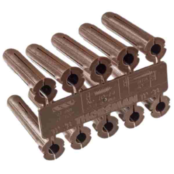 Rawlplug Brown Plastic Plug Per Box - RAWLPLUGS - Beattys of Loughrea