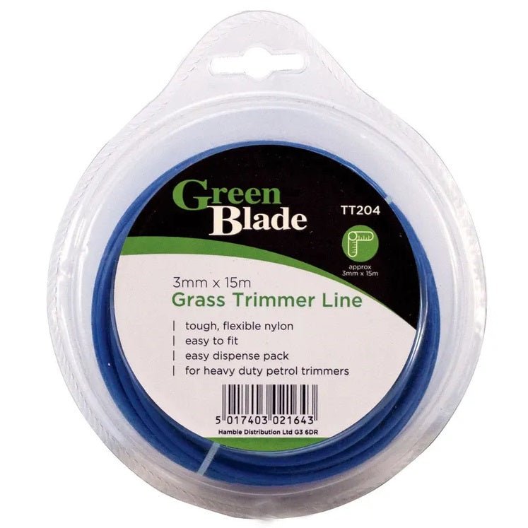 Green Blade 3mm x 15m Grass Trimmer Line - LAWNMOWER /STRIMMER PARTS - Beattys of Loughrea