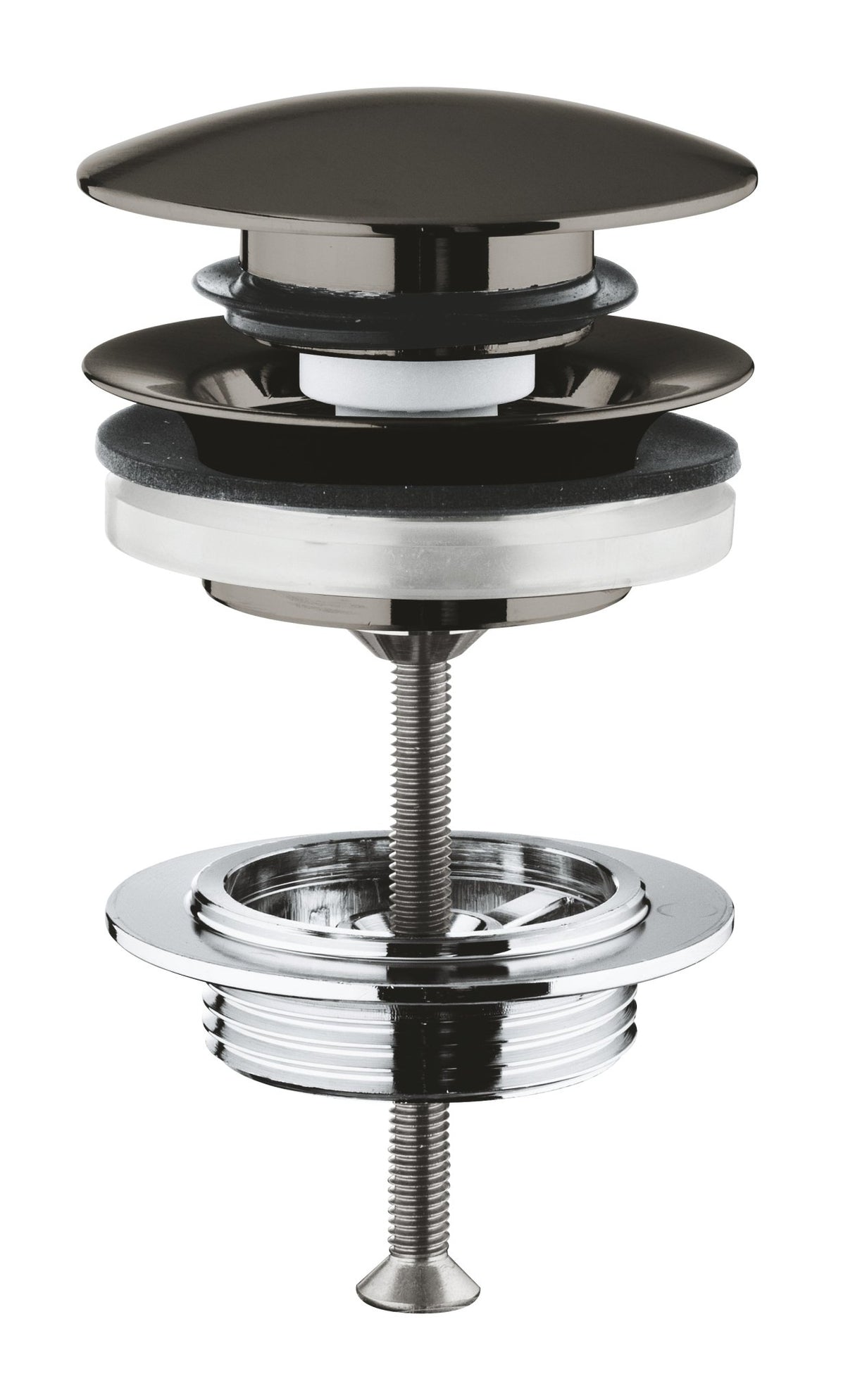 Grohe GROHE Pop-up Waste Set Hard Graphite - PLUGS & CHAINS, WASTES - Beattys of Loughrea