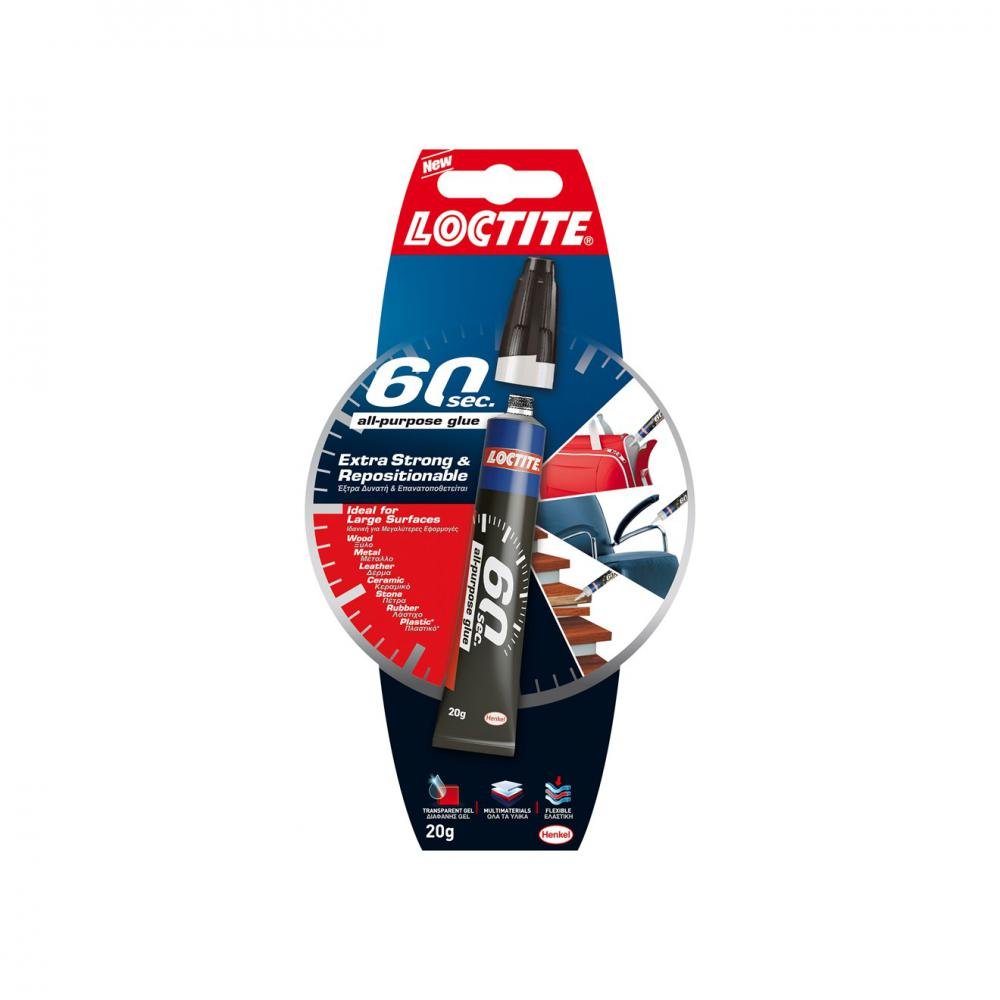 Loctite 60 Second All Purpose Glue - 20g - GLUE/WOOD GLUE - Beattys of Loughrea