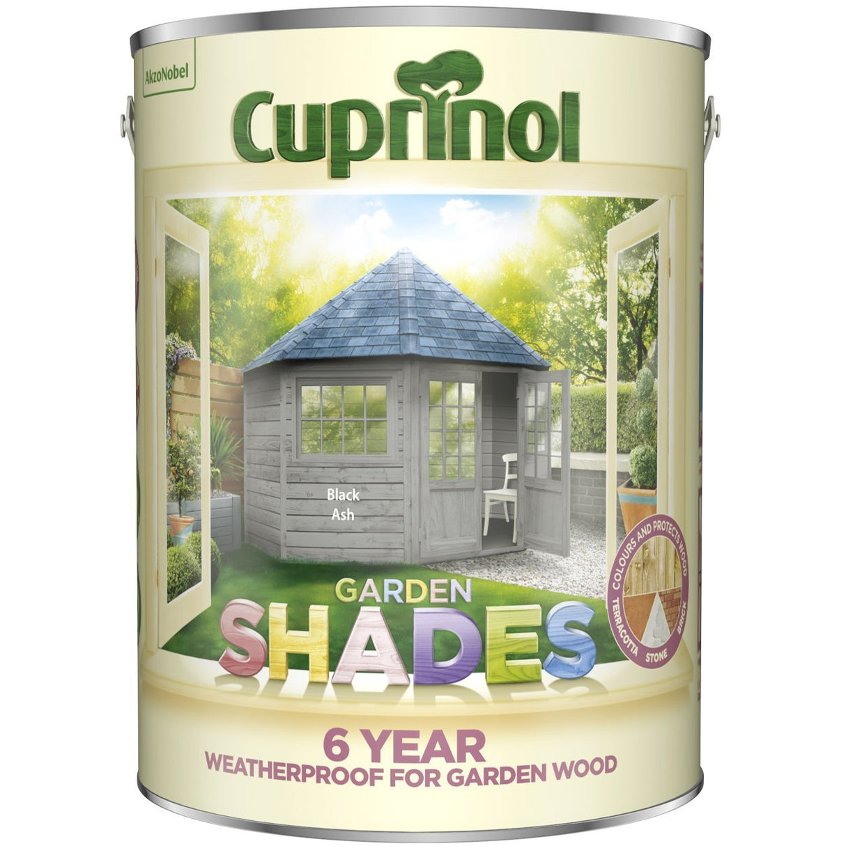 Cuprinol 5L Black Ash Garden Shades - VARNISHES / WOODCARE - Beattys of Loughrea