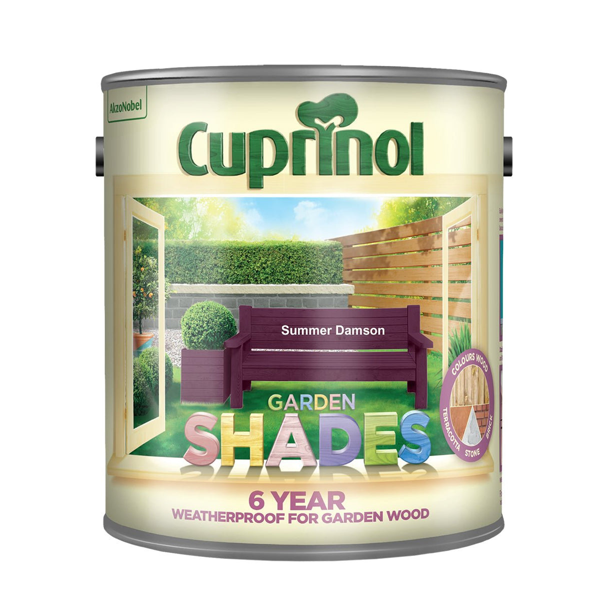 Cuprinol 2.5L Summer Damson Garden Shades - VARNISHES / WOODCARE - Beattys of Loughrea