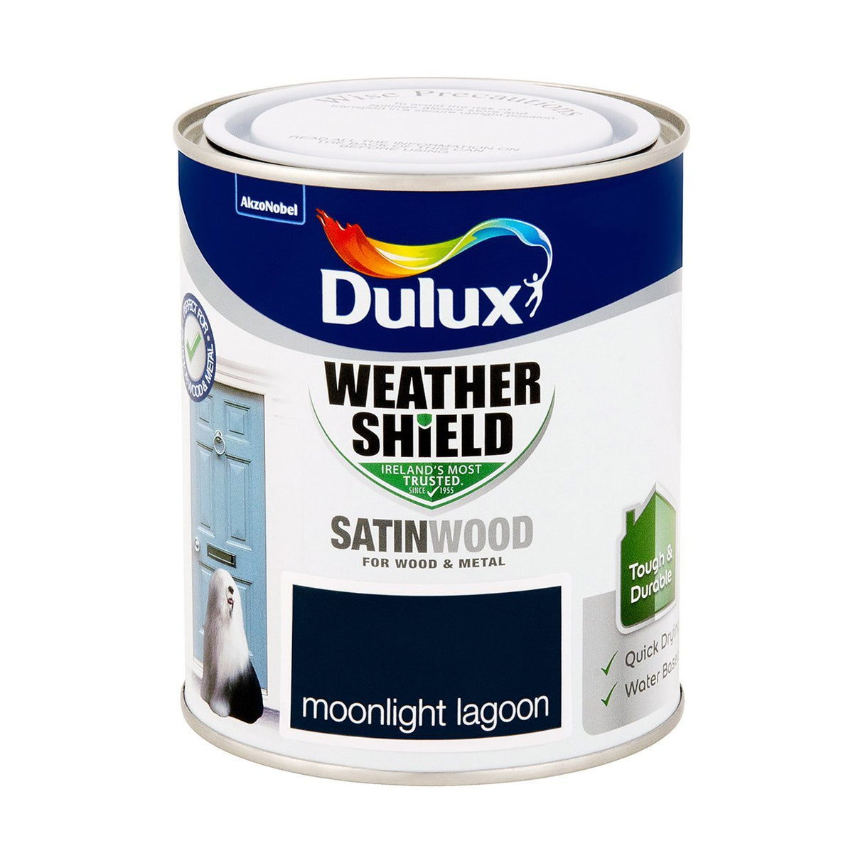Dsw750M W/Shield Ext Satinwood Moonlight Lagoon 750Ml Dulux - EXTERIOR & WEATHERSHIELD - Beattys of Loughrea