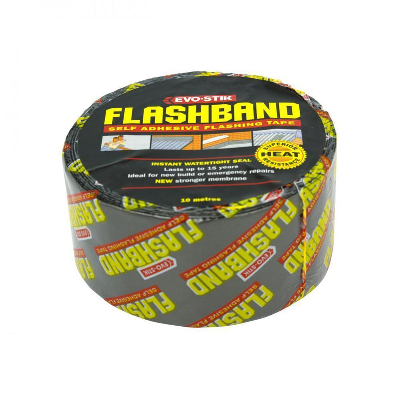 Evo-Stik Flashband Self Adhesive Flashing Tape 100mm x - FLASHINGS FOR WINDOWS - Beattys of Loughrea