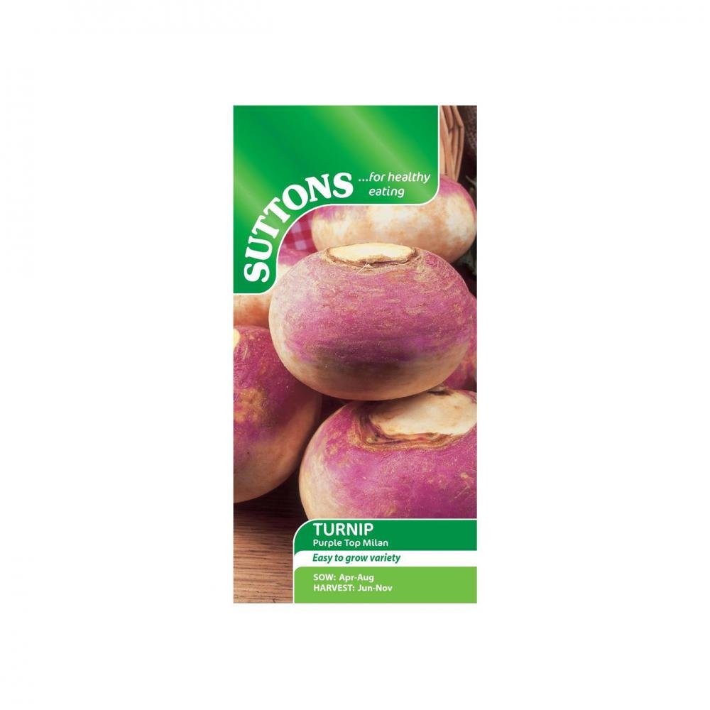 Suttons Turnip Purple Top Milan 182789 - Beattys of Loughrea | www.beattys.ie