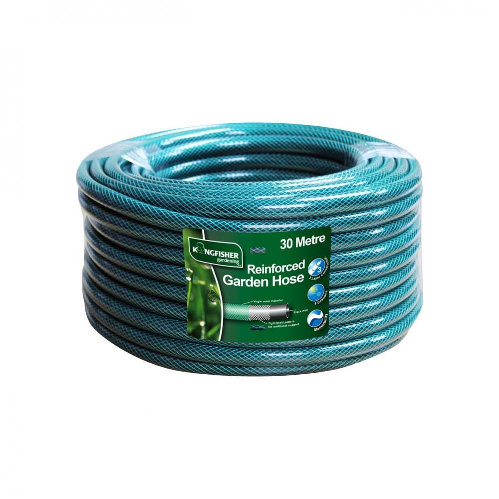 Kingfisher Reinforced Garden Hose - 30m - HOSE - Beattys of Loughrea