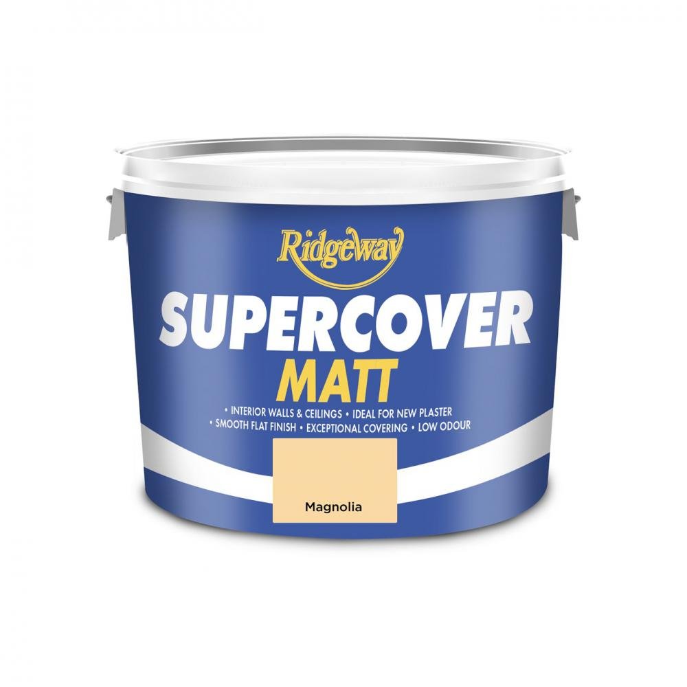 Ridgeway Supercover Matt Magnolia - 10L - WHITES - Beattys of Loughrea